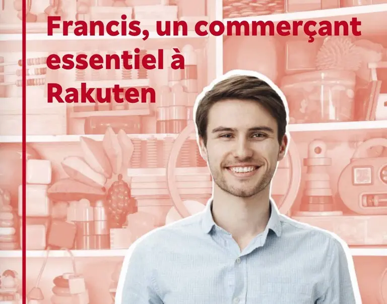 Illustration de notre publication "Publicité Rakuten : Francis, le commerçant qui n’existe pas"