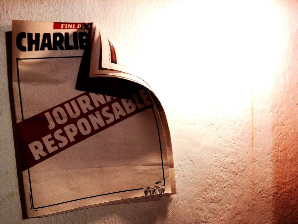 Illustration of our post "Merchandising effect around Charlie Hebdo threatens brands"