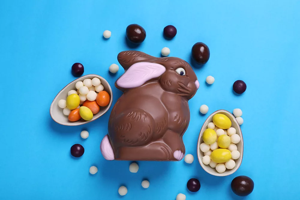 Illustration of our post "Easter chocolates: tradition threatened by inflation?"