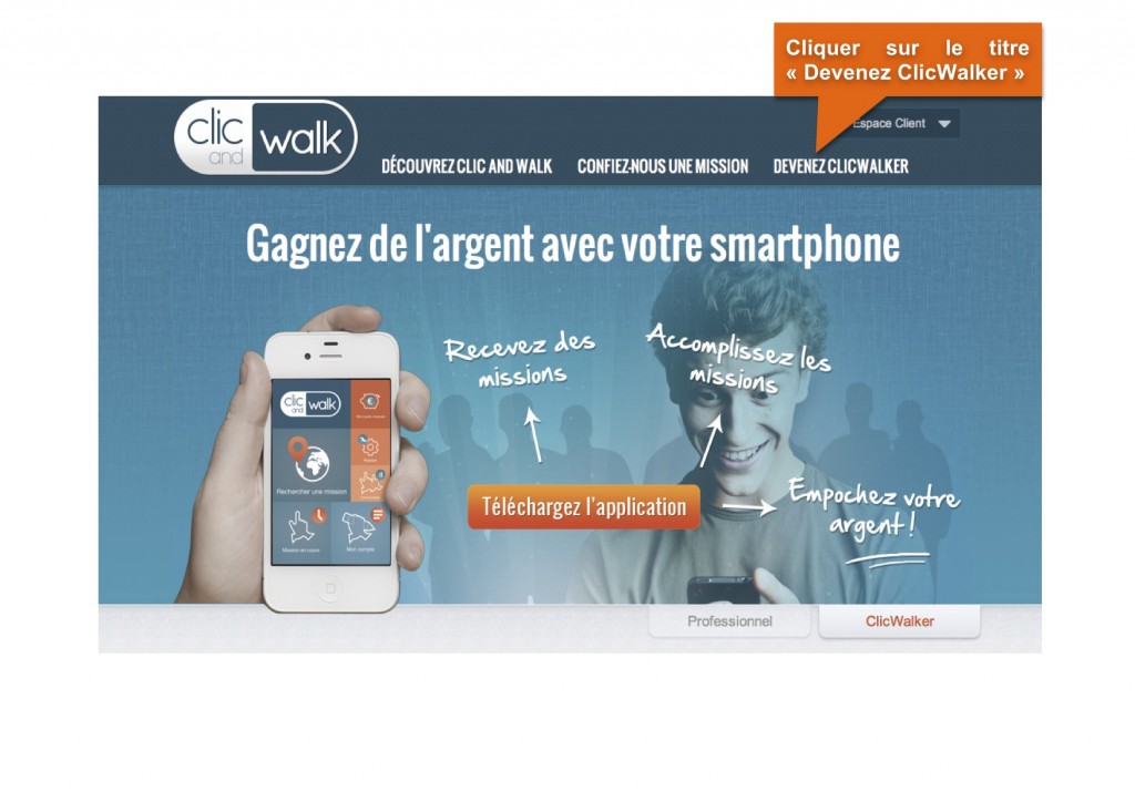 Illustration of our post "« Clic and walk » reinvents the customer satisfaction survey"