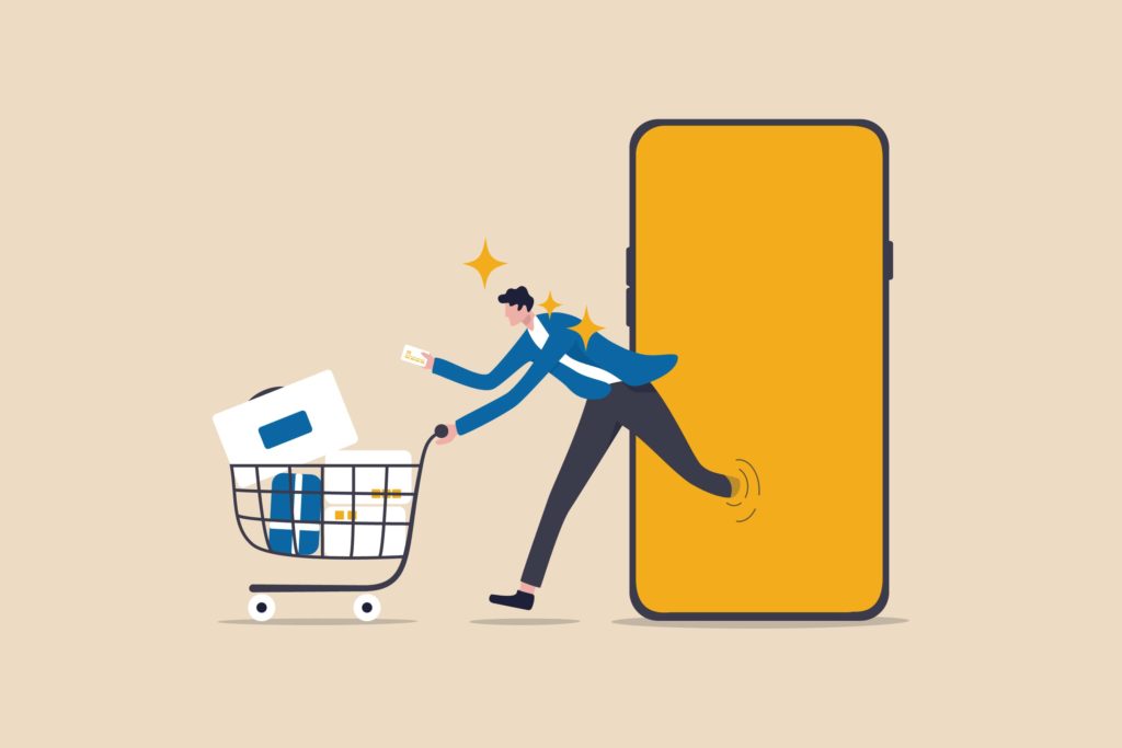 Illustratie van onze post "E-commerce :  zorgwekkende trends voor 2023-2024"