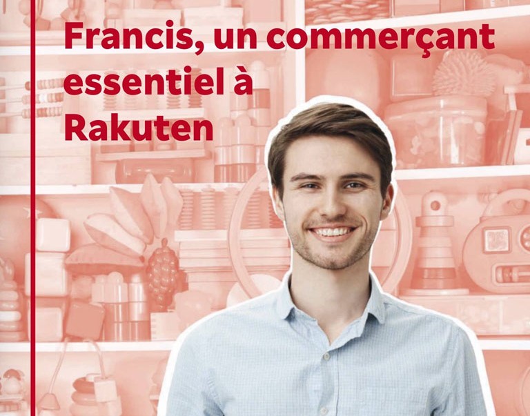 Illustratie van onze post "Reclame van Rakuten: Francis, de handelaar die niet bestaat"