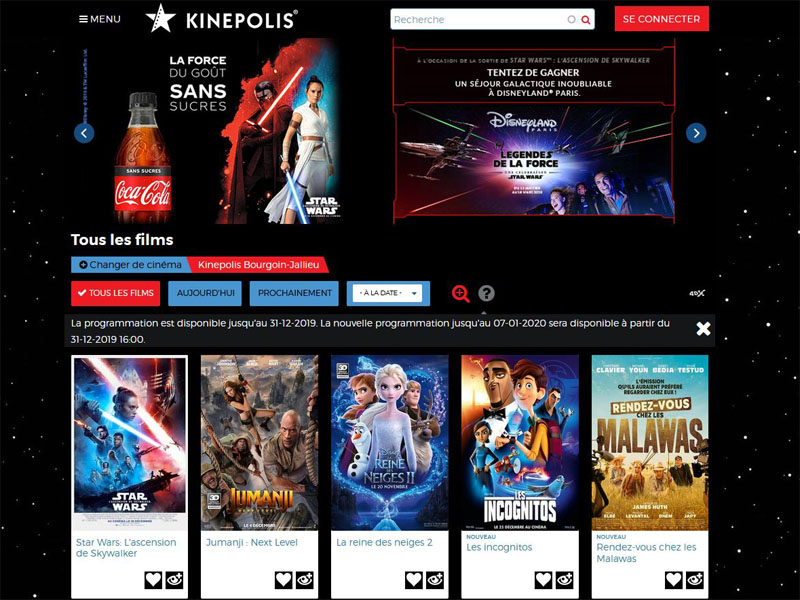 Illustratie van onze post "Star Wars 9: Kinepolis verandert je cursor in een lichtzwaard"