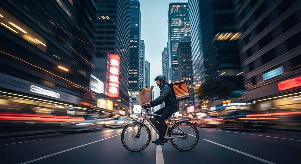 Illustration of our post "Quick commerce: Market analysis and outlook"