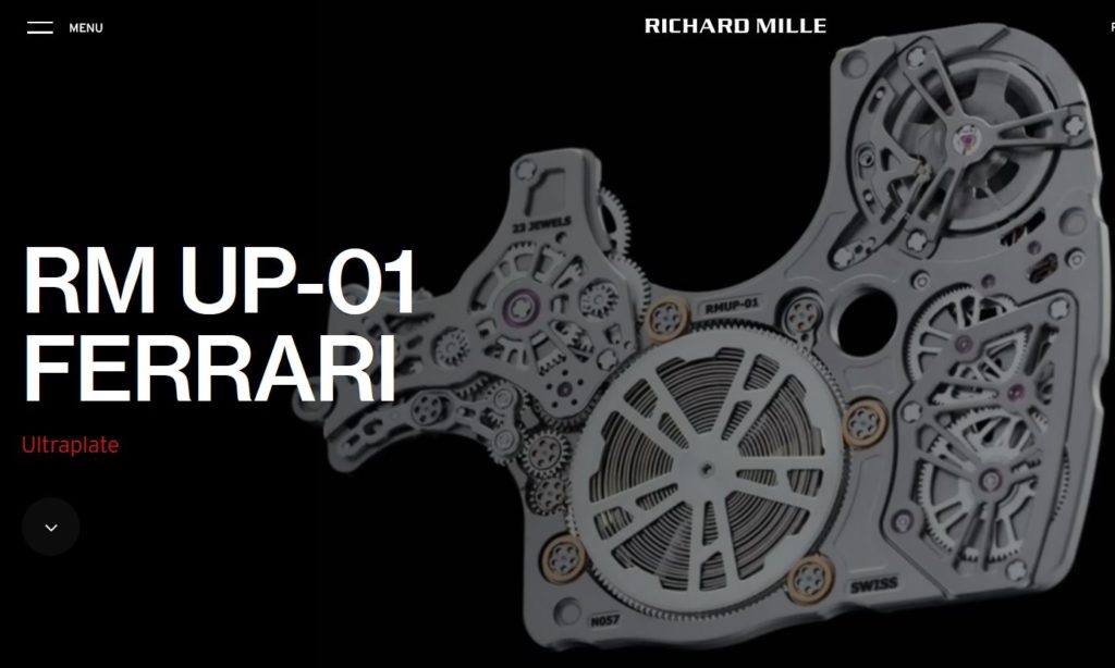 Illustratie van onze post "Richard Mille RM UP-01: marketinganalyse van een horloge van € 1,86 miljoen"