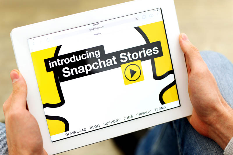 Illustration of our post "Market research: Snapchat 2nd most popular social media"