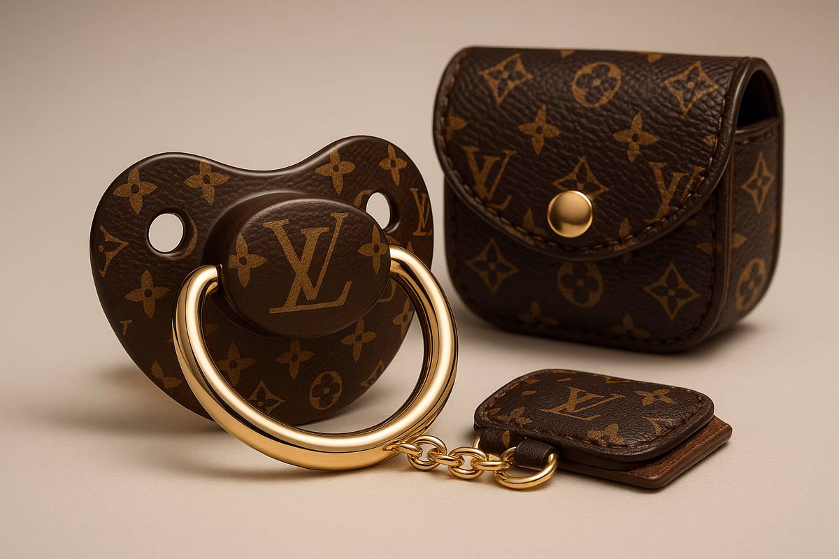 Adult pacifier by Louis Vuitton
