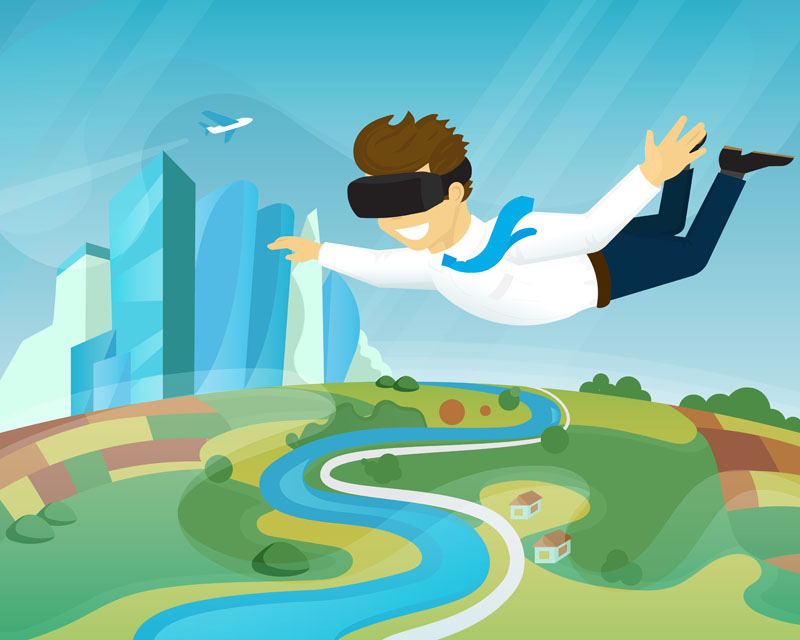 Illustration of our post "Techstartupday 2016 : virtual reality on the rise"